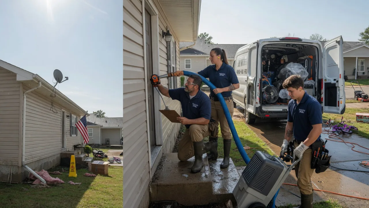 Ceiling Water Damage Restoration in Plainfield, CT near me